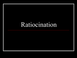 Ratiocination - Fort Bend ISD