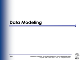 Data Modeling