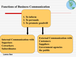Leena Sen Principle - Business Communication Network