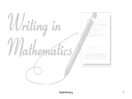mathwriting