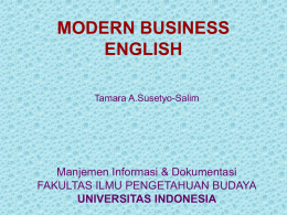 modern business english - English Business`s Weblog