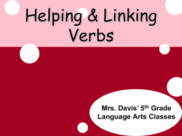 HelpingVerbs