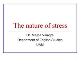 The nature of stress phonetics