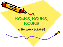 nouns, pronouns, and adjectives