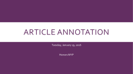 1-19-16 Article Annotation Day 2