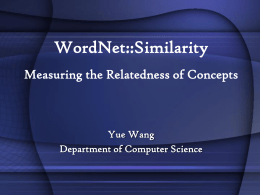 WordNet--Similarity