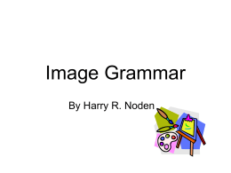 “Image Grammar”