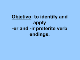 Objetivo: to identify and apply -er and