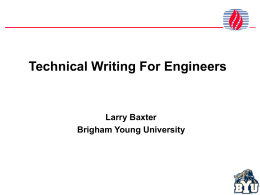 Writing for Engineering