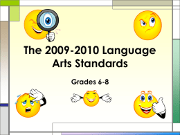 Grade 6-8 Language Arts RollOut