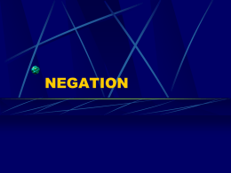negation - Houngblame