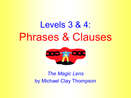 Level III Phrases