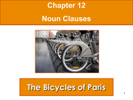 Chapter 12—Noun Clauses