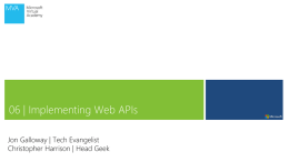 Web API - Center