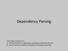 Borrowed from Dependency Parsing