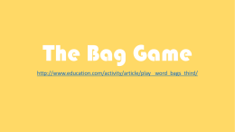 The Bag Gamex