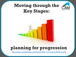 Planning for Progression Keynote