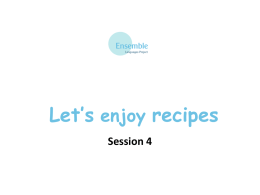 Ensemble_Letâ€™s Enjoy Recipes Session 4x
