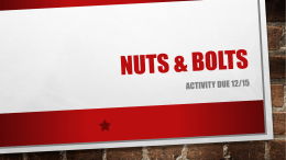 nuts and boltsx - myLearning | Pasco County Schools