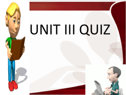 UNIT III QUIZ - WordPress.com