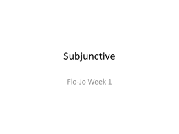 Subjunctive File