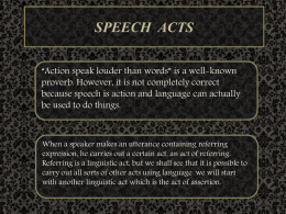 C-Speech Actsx