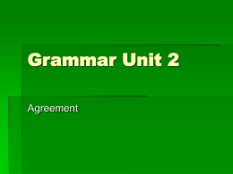 Grammar Unit 2 - WordPress.com