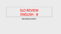 SLO REVIEW - stcs.k12.oh.us