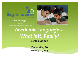 What-is-it-reallyx - The English Learner Group