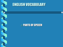 PARTS OF SPEECH.pps