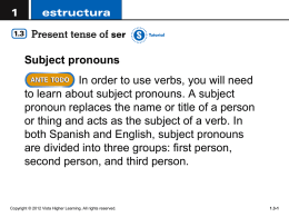 Uses of ser