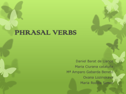 phrasal verbs - WordPress.com