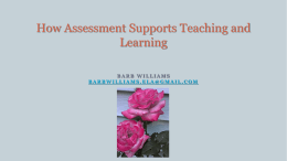 Assessment Literacy Trainingx