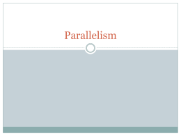 Parallelism PPT