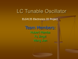 LC Tunable Oscillator