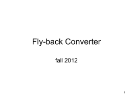 Fly-back Converter