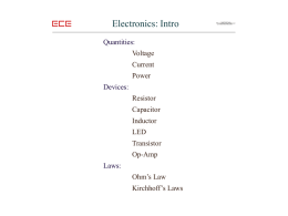 Electronics Intro