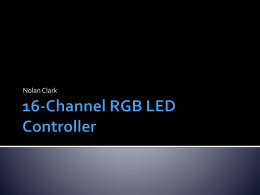 16-Channel RGB LED Controller
