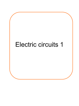 Electric circuits 1 - Montgomery High School