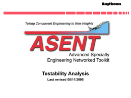 Sample Testability Requirements