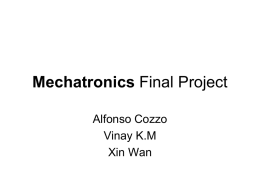 Mecatronics Final Project