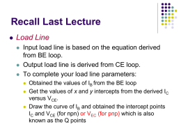 Recall Lecture 11