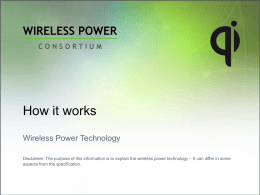Technical Results Wireless Power Consortium - Digi-Key