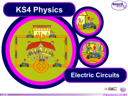 Electricity – Electric Circuits