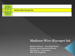Slajd 1 - Madison-Wire