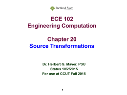 Source Transformations