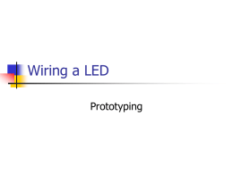 Wiring a LED
