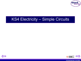 Electricity – Simple Circuits