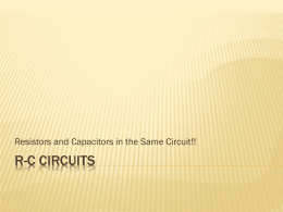 RC Circuits - Humble ISD