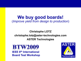 Session 5.1 - Board Test Workshop Home Page